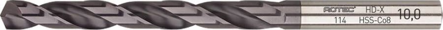 Rotec HSS-E spiraalboor DIN338 type HD-X TiAlN ø7 0 114.0700C