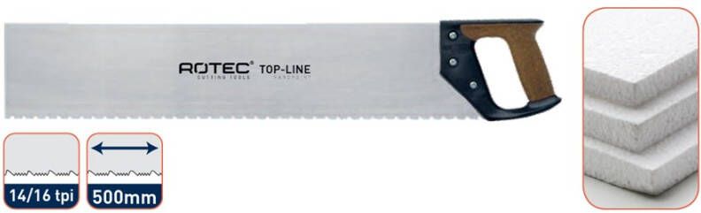 Rotec Isolatiehandzaag Top-Line 500mm T=14 16 5040030