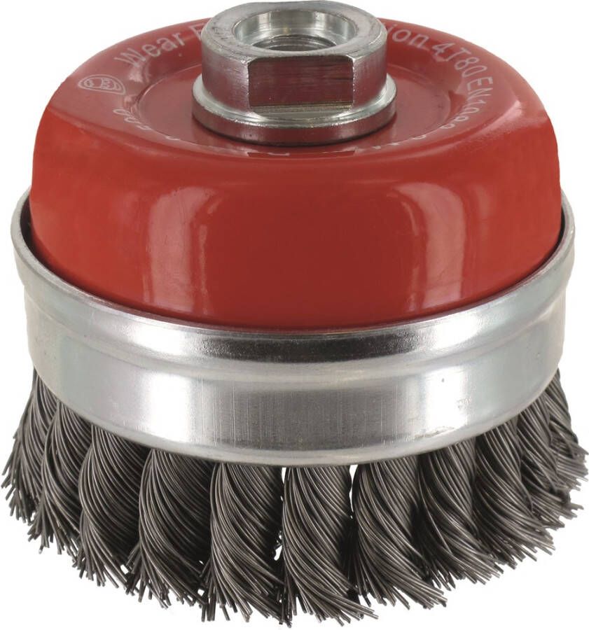 Rotec Komborstel cil.kap M14 Ø120x0 50 mm getordeerd staaldraad 7980035 798.0035
