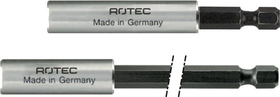Rotec Magn.bithouder E6 3x74mm huls 11 0x35mm met C-ring 818.00151