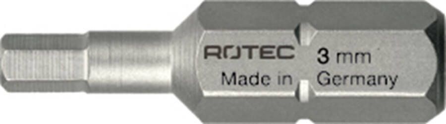 Rotec PRO Insertbit inbus SW10 0 L=25mm C 6 3 BASIC 10 stuks 8110100