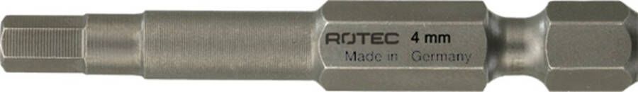 Rotec PRO Insertbit inbus SW2 0 L=50mm E 6 3 BASIC 10 stuks 8112020