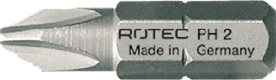 Rotec PRO Insertbit PH 0 L=25mm C 6 3 BASIC 10 stuks 8000000