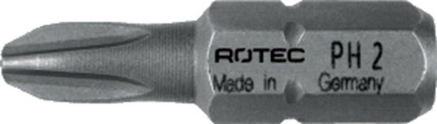 Rotec PRO Insertbit PH 2-R L=25mm C 6 3 BASIC 4 6 4 8mm 10 stuks 8000005