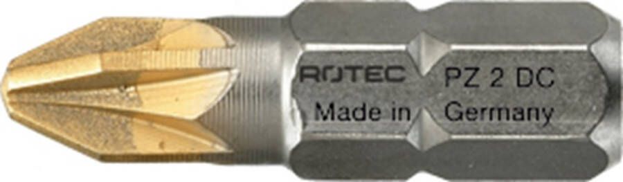 Rotec PRO Insertbit PZ 1 L=25mm C 6 3 DIAMANT 10 stuks 8033001