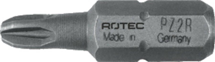 Rotec PRO Insertbit PZ 2-R L=25mm C 6 3 BASIC 4 2 4 4mm 10 stuks 8030005 803.0005