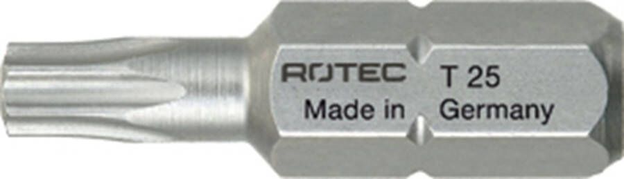 Rotec PRO Insertbit T 10 L=25mm C 6 3 BASIC 10 stuks 8060010