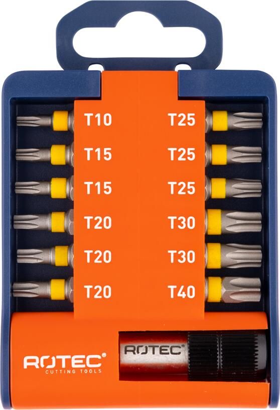 Rotec Bit- & bithouder-set | OPTI-LINE | Bits TX | 13-delig 827.9052