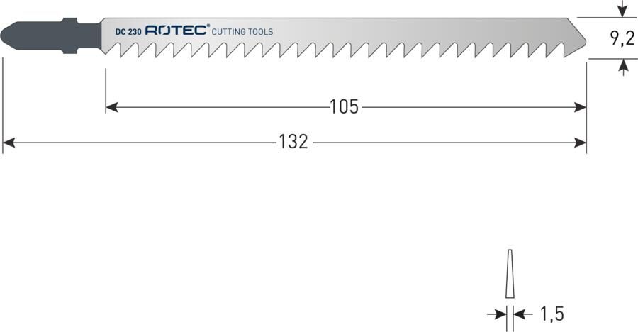 Rotec Decoupeerzaag | DC230 | 2 Stuks 520.0232