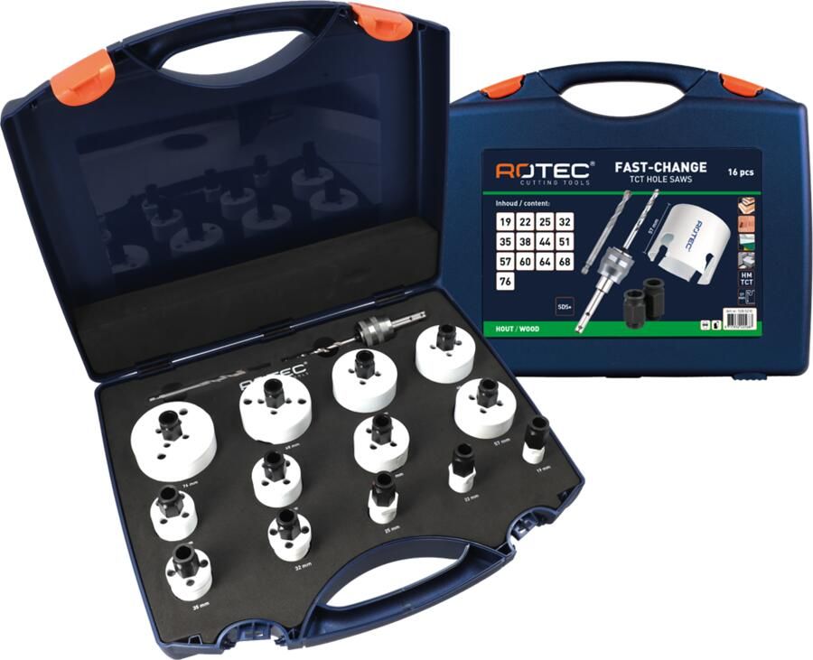 Rotec Gatzagenset FC '528 Allround' | SDS-plus | 16-dlg. | Ø19-76 528.5210