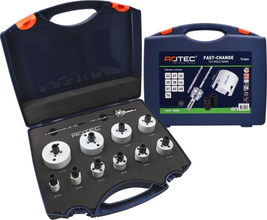 Rotec Gatzagenset FC '528 Elektricien' | 6-knt 11 | 13-dlg. | Ø22-76 528.5105