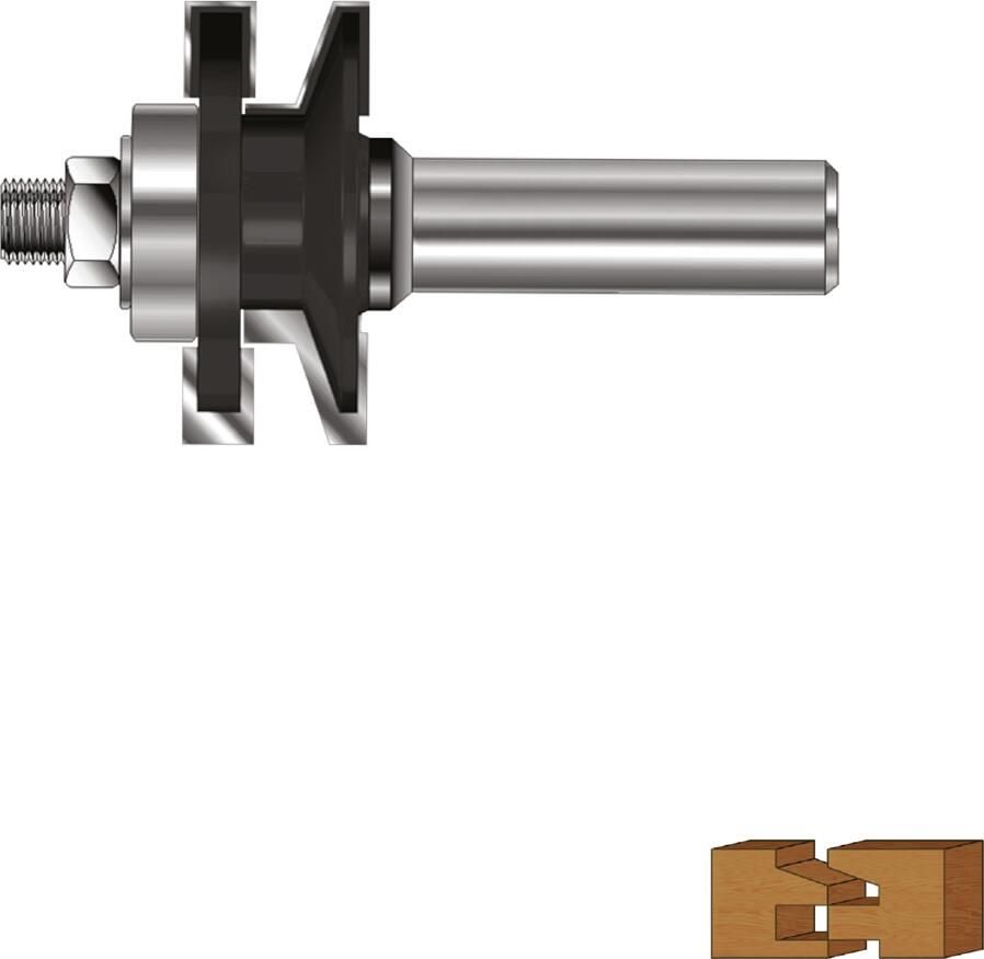 Rotec HM Contraprofielgarnituurfrees | GOLD-LINE | Z2 | ø41 | d2=8 271.37.4100