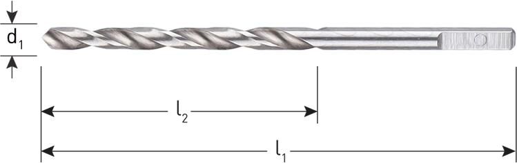 Rotec HSS Boor tbv 268.0003 ø2 75 268.0103