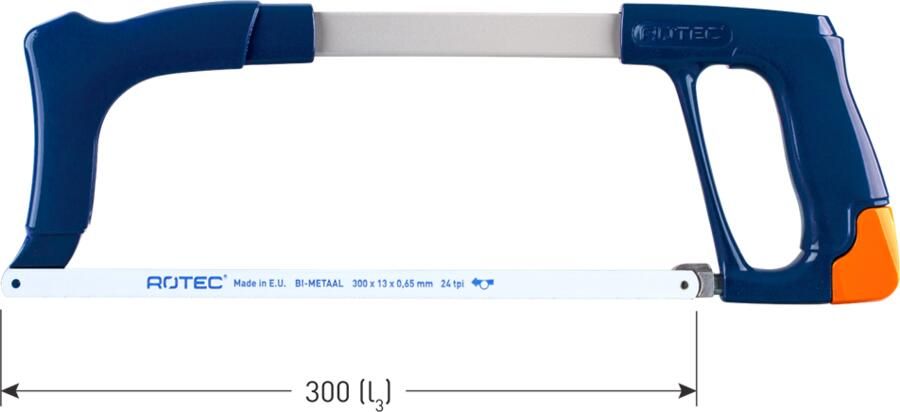 Rotec Metaalzaagbeugel | Gebogen 500.1011