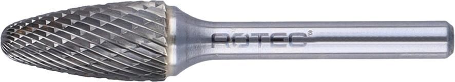 Rotec Opti-Line Hm-Stiftfrees | Model F | Z6 | Kruisvertand | Ø12 7x25x70xØ6 445.06.1301