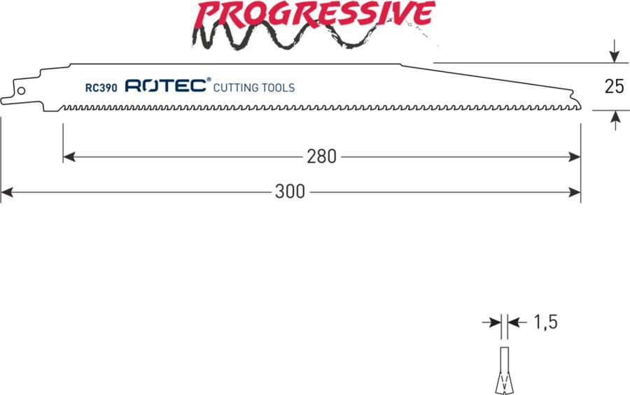 Rotec Reciprozagen | RC390 | S1256XHM | 2 Stuks 525.0390