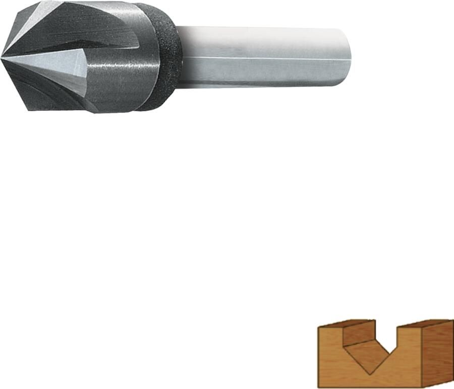 Rotec VHM V-Groeffrees 60 GOLD-LINE ø14 d2=8 271.08.1401