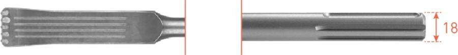 Rotec SDS-max Patentvoegbeitel langmodel 6mm dikte 38x270 2161020