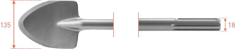 Rotec SDS-MAX Schopbeitel 135x400mm 2151030