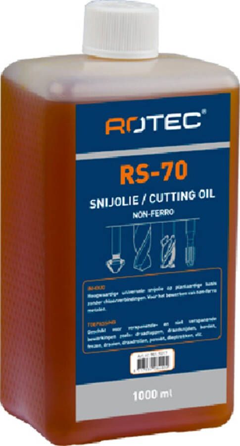 Rotec snijolie NON-Ferro RS70 in flacon à 1000 ml 9019017 901.9017