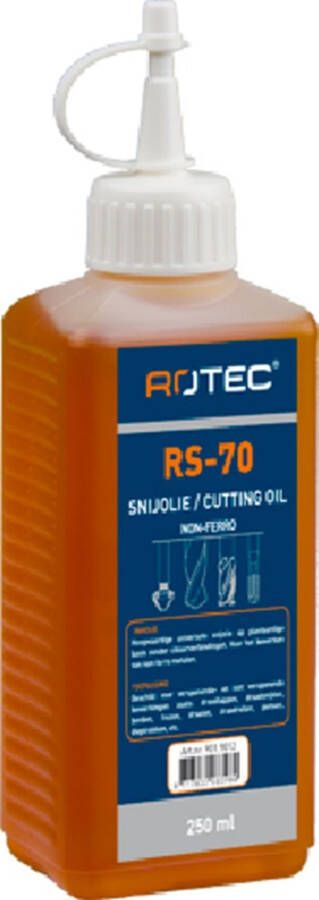 Rotec snijolie NON-Ferro RS70 in flacon à 250 ml 9019012 901.9012