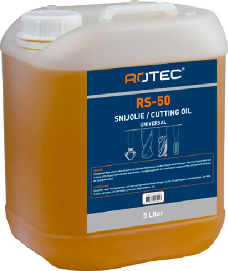 Rotec snijolie universeel RS50 in jerry-can à 5 ltr. 9019025