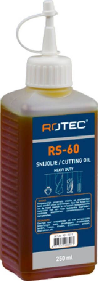 Rotec snijolie zwaar RS60 in flacon à 250 ml 9019011 901.9011
