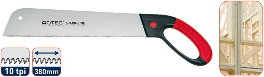Rotec Timmermanszaag Shark-Line SL2 werklengte=380 T=10 5030005