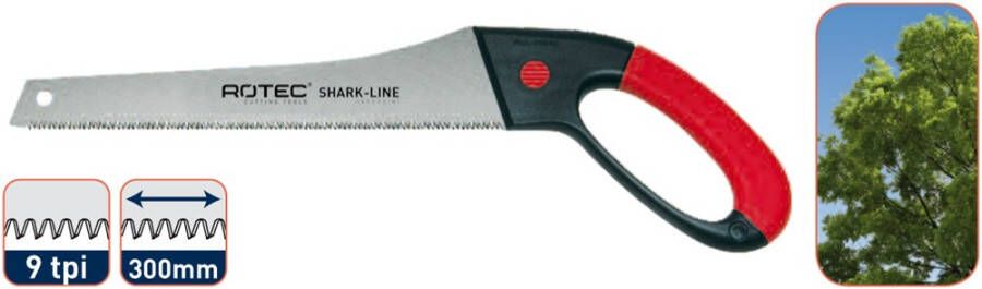 Rotec Tuinzaag Shark-Line SL4 werklengte=300 T=9 5030015