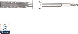 Rotec Premium platte beitel V-Breaker sds plus 20x250mm