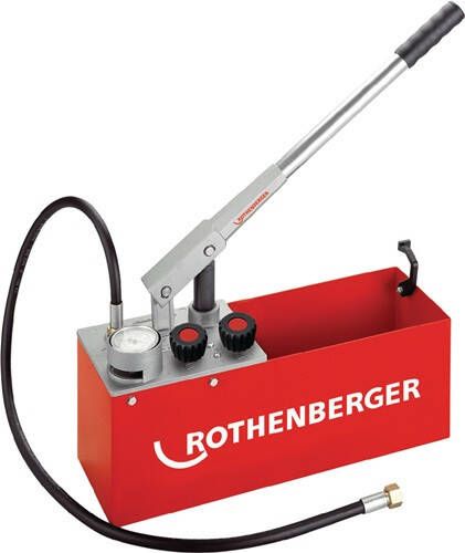 Rothenberger Testpomp | 0-60 bar R 1 2 inch | zuigvolume per hefslag ca. 45 ml | 1 stuk 60200