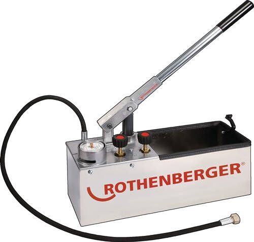 Rothenberger Testpomp | 0-60 bar R 1 2 inch | zuigvolume per hefslag ca. 45 ml | 1 stuk 60203