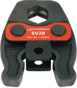 Rothenberger Werkstukklem | 19 kN nominale wijdte 22 mm | metaal non-ferrometaal | passend voor ROMAX compact | 1 stuk 015264X