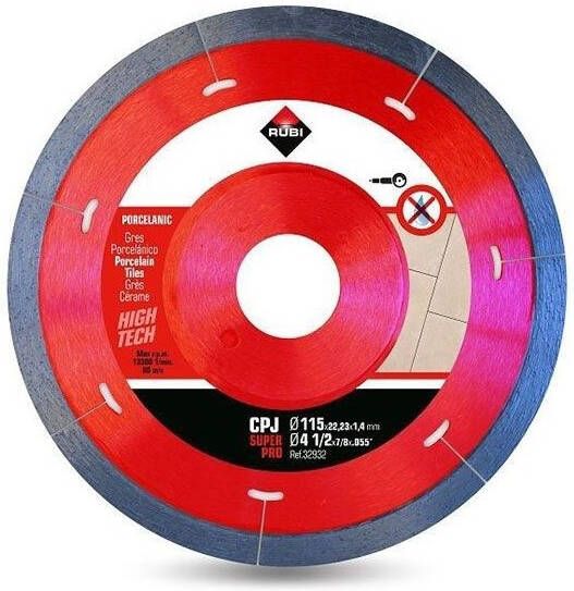 Rubi Diamantschijf CPJ 115 | Superpro | 115 mm | 115 x 1 4 x 22 2 mm