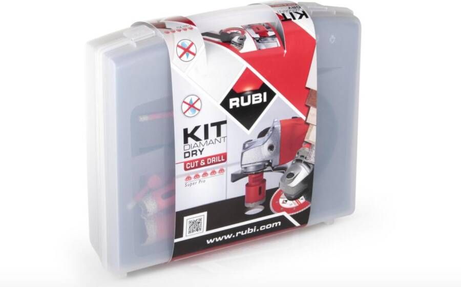 Rubi Kit met TCR zaagblad en DRYGRES boren | incl. koffer 68923