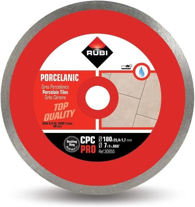 Rubi CPC 180 Pro Zaagblad | Doorlopende Kroon 30955