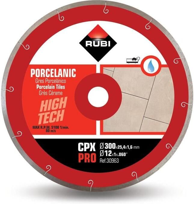 Rubi CPX 300 Pro Zaagblad | Doorlopende Kroon 30963