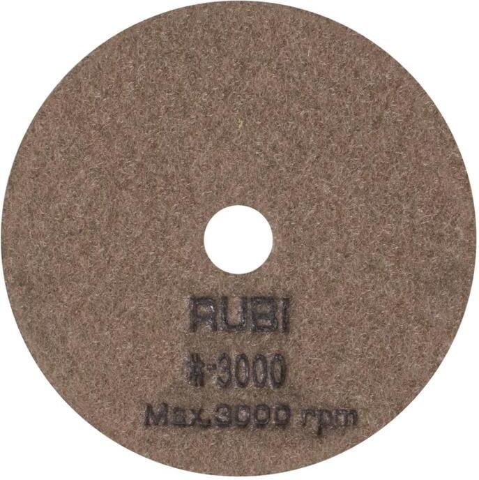 Rubi Diamantblad | 100 mm | Droog Polijsten | Korrelgrootte 3000 62976