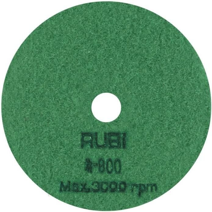 Rubi Diamantblad | 100 mm | Droog Polijsten | Korrelgrootte 800 62974