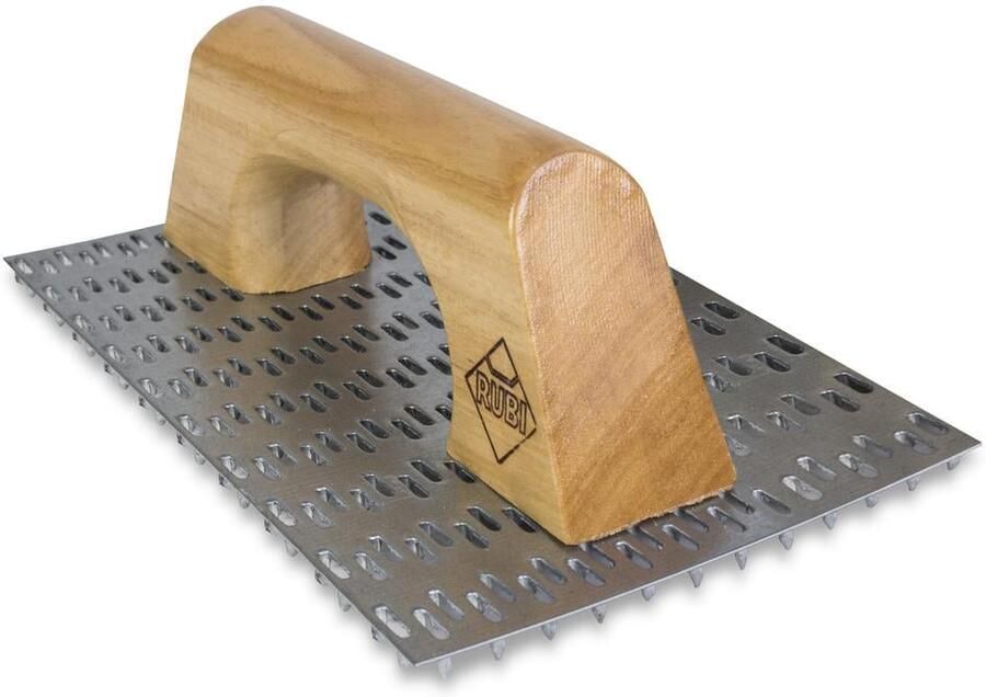 Rubi Eenlaagsmortelschraper | 250x144 mm | Houten Handgreep 72960