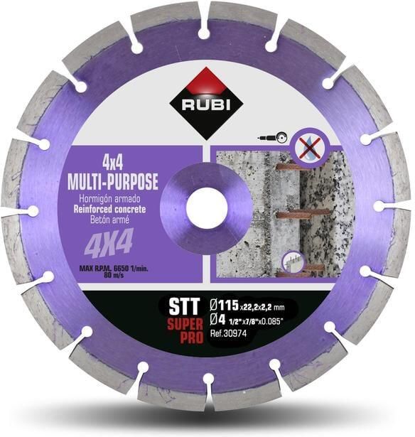 Rubi STT 115 mm Super Pro Diamantzaagblad 30974