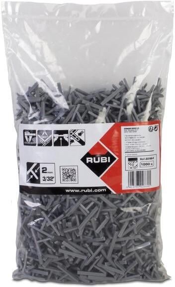 Rubi T-Stukjes | 2 mm | 1000 stuks 02864