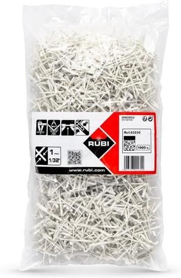 Rubi Tegelvoegkruisjes | 1 mm | Doos 1000 st 02030
