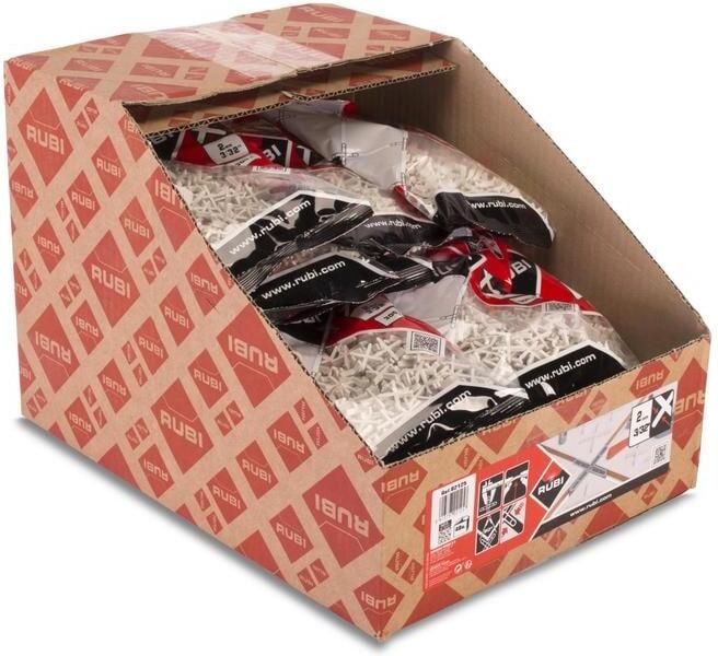 Rubi Tegelvoegkruisjes | 2 mm | 48 x 300 stuks 02125