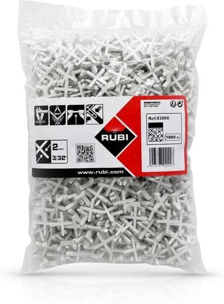 Rubi Tegelvoegkruisjes | 2 mm | Doos 1000 st 02000
