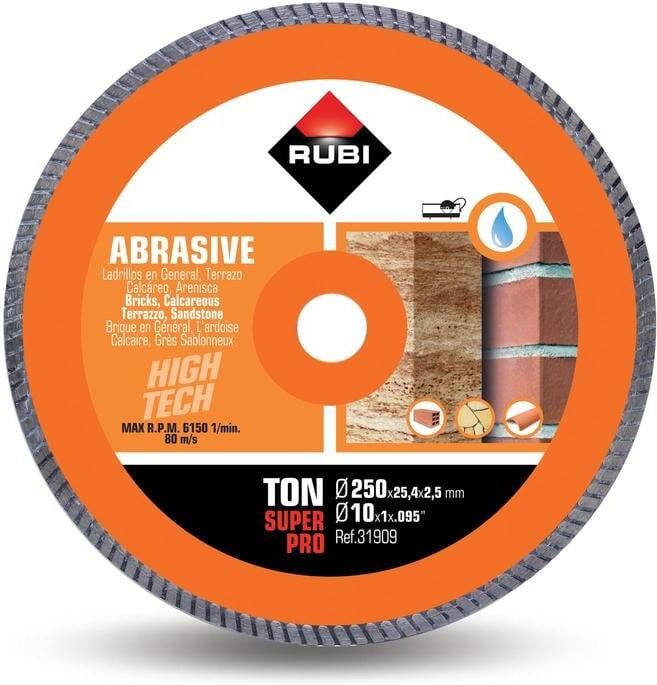 Rubi TON 250 Superpro Turbo Diamantzaagblad 31909