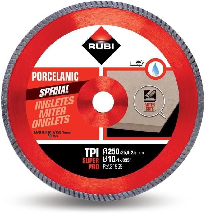 Rubi TPI 250 SUPERPRO diamantzaagblad 250 mm 31969