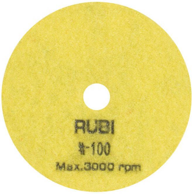 Rubi Schuur- en Polijstpad | Ø100 MM | KORREL #100 62971