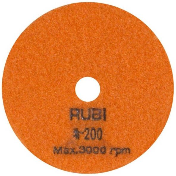 Rubi Schuur- en Polijstpad | Ø100 MM | KORREL #200 62972