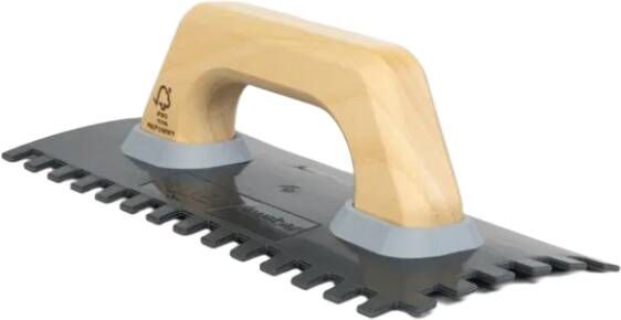 Rubi TECH-FLEX lijmkammen met gesloten houten handgreep (10x12) 66970